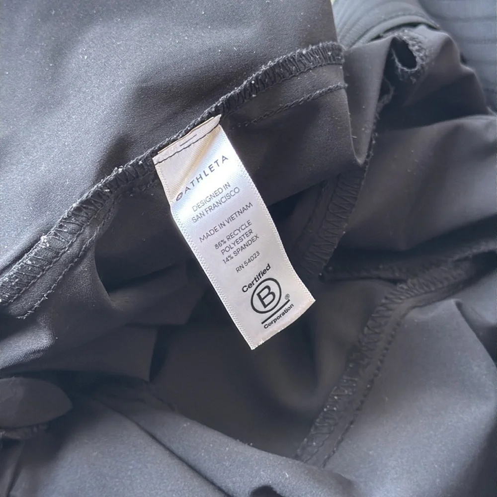 Athleta Tribeca Wide Leg Snap Hem Crop Pants | Size 2 | Black - Picture 8 of 10